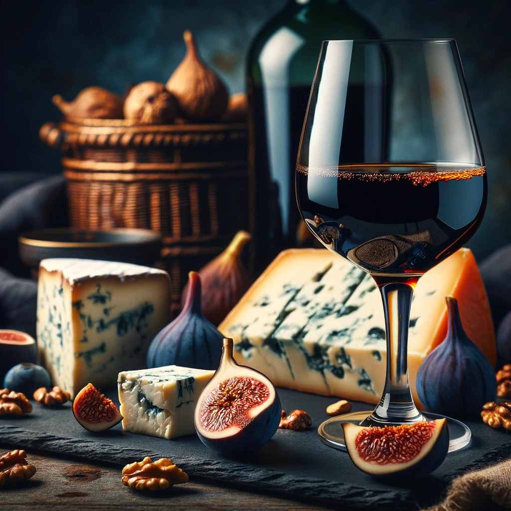 Port and blue cheese pairing