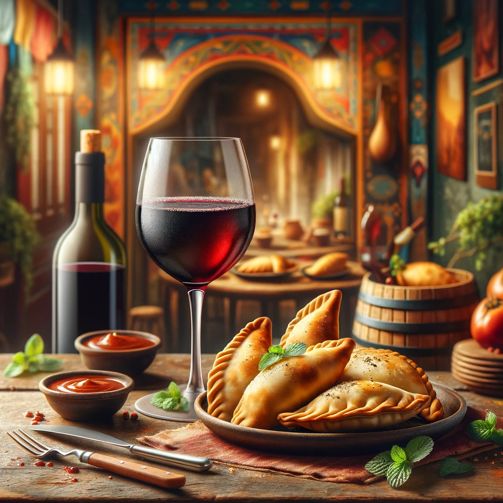 Argentina Malbec and empanadas pairing