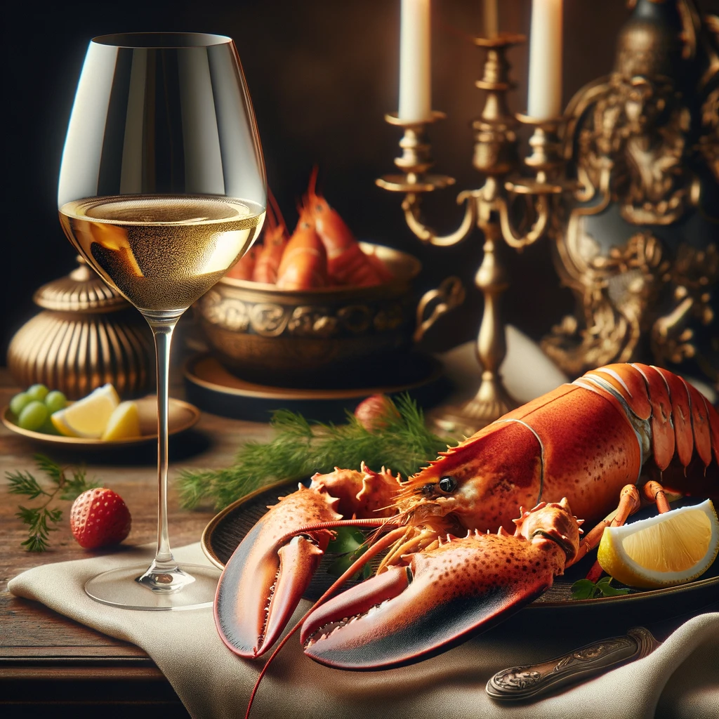 Viognier and lobster pairing